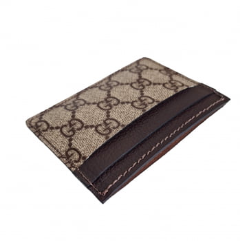 Cardholder Gucci Marrom