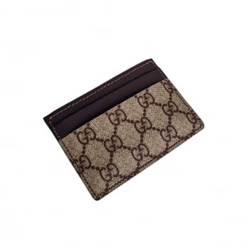 Cardholder Gucci Marrom