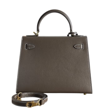 Inspiração Kelly 25 Sellier Etoupe epsom cinza