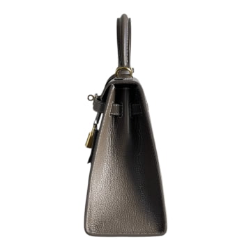 Inspiração Kelly 25 Sellier Etoupe epsom cinza